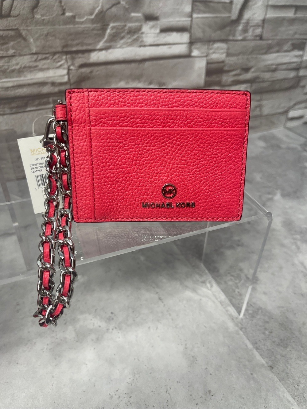 Michael Kors Small Legacy Hamilton Satchel & Matching Wallet Geranium Pink - Picture 12 of 15